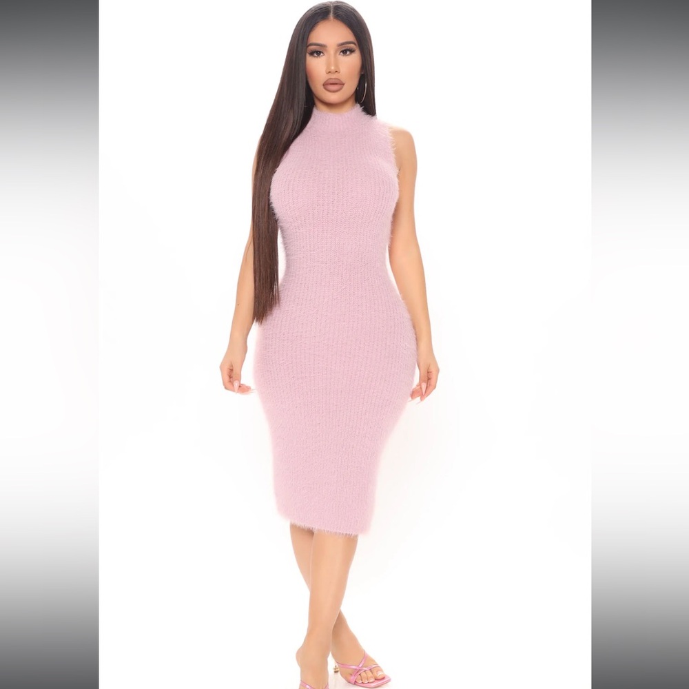 NWOT FASHION NOVA Warm And Fuzzy Sweater Midi Dress - Medium
